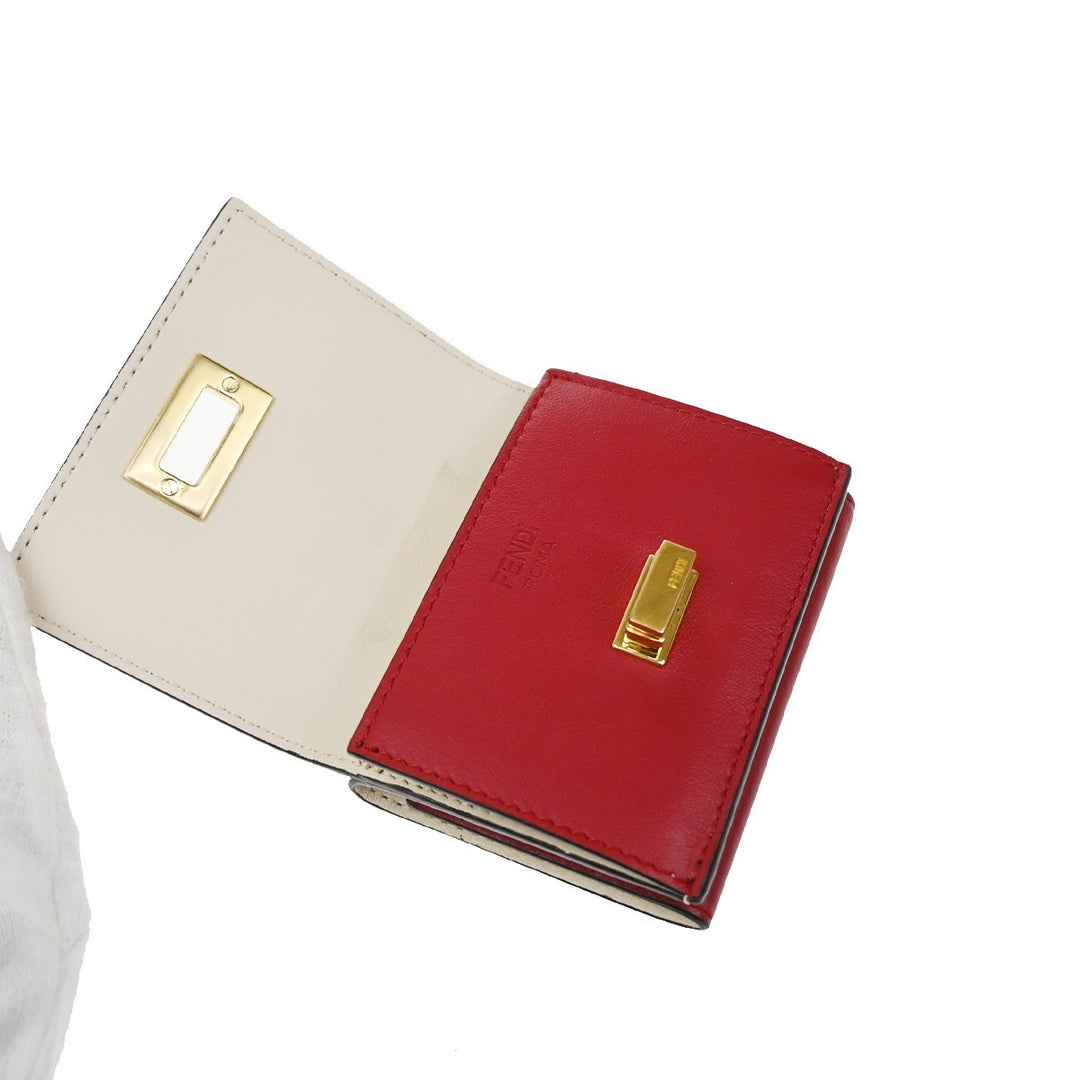 Fendi Peekaboo Wallet Leather