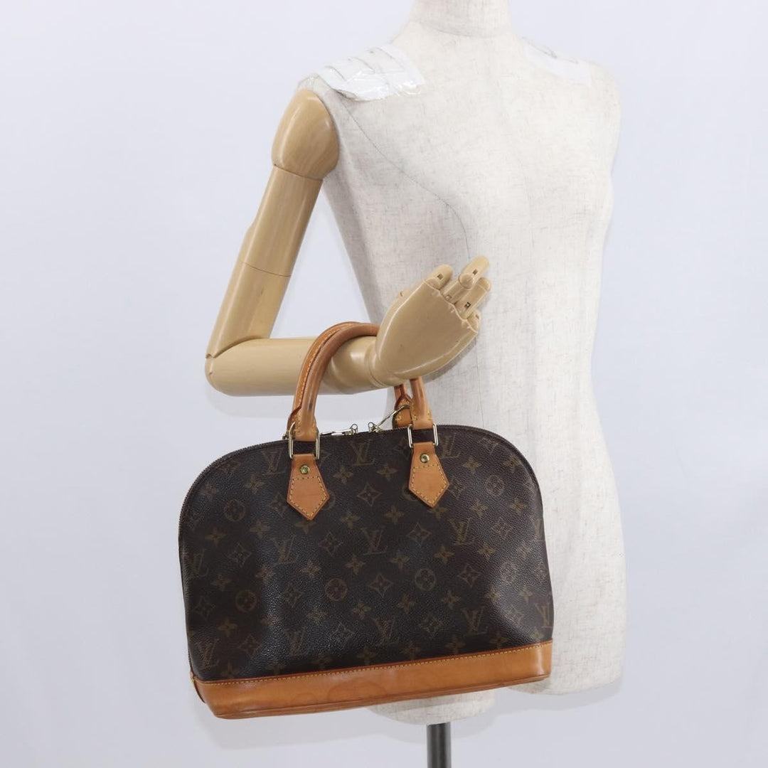 Louis Vuitton Alma Handbag Monogram Canvas