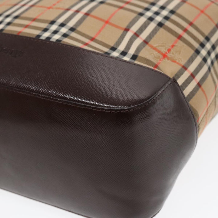 Burberry Nova Check Tote Canvas and Leather