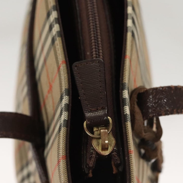 Burberry Nova check Shoulder bag Canvas and Leather