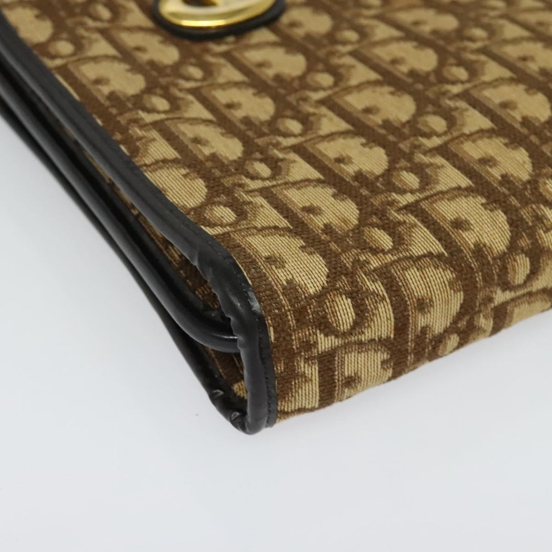 Christian Dior Vintage Trotter Handbag Canvas