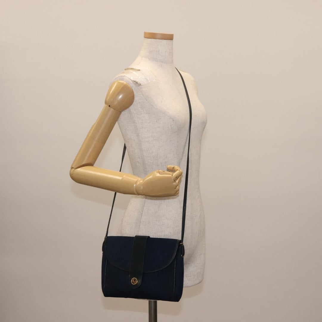 Christian Dior Vintage Trotter Shoulder Bag Canvas