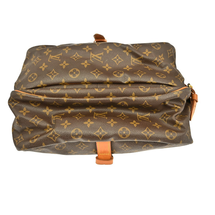 Louis Vuitton Saumur Handbag Monogram Canvas