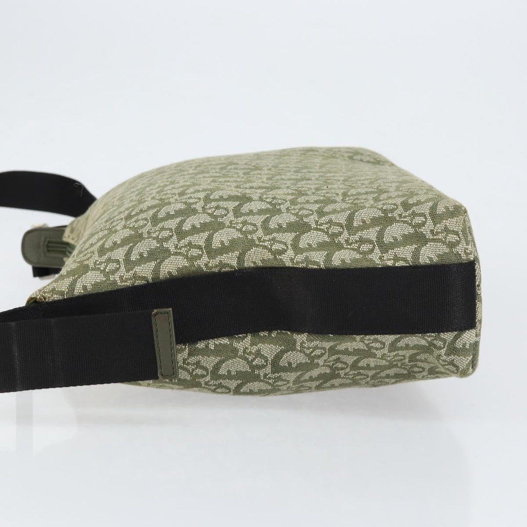 Christian Dior Vintage Trotter Shoulder Bag Canvas