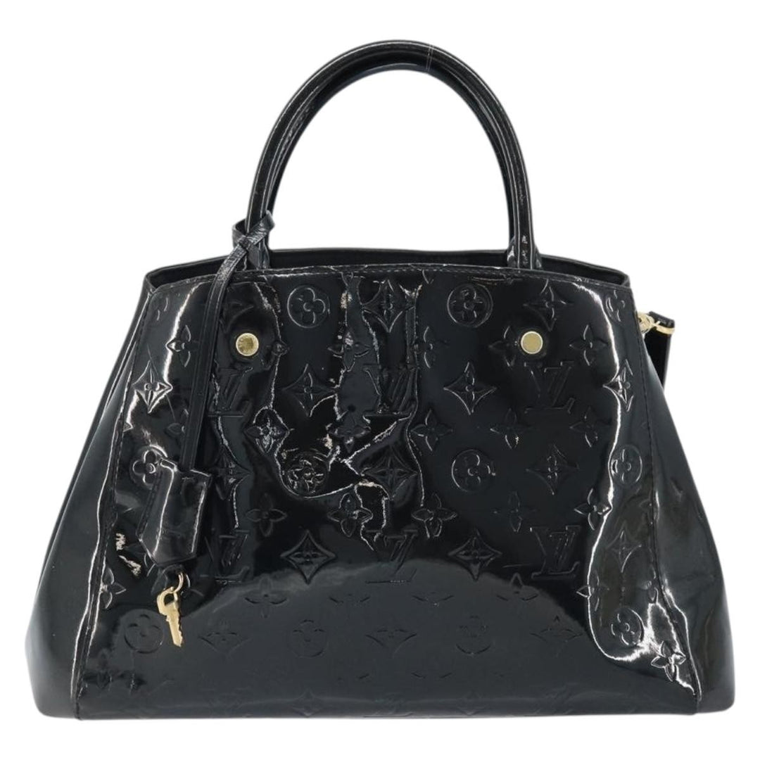 Louis Vuitton Montaigne Handbag Monogram Vernis