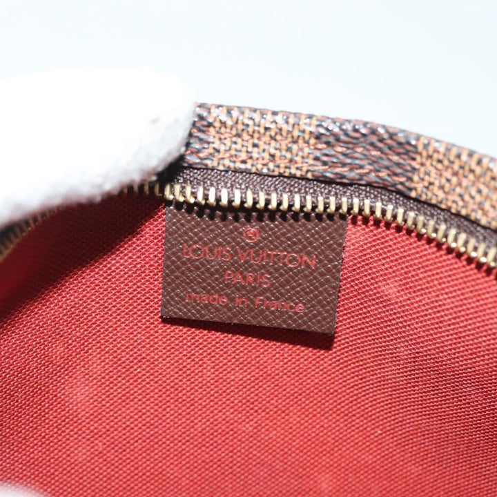 Louis Vuitton Trousse Make Up Bag Damier Canvas