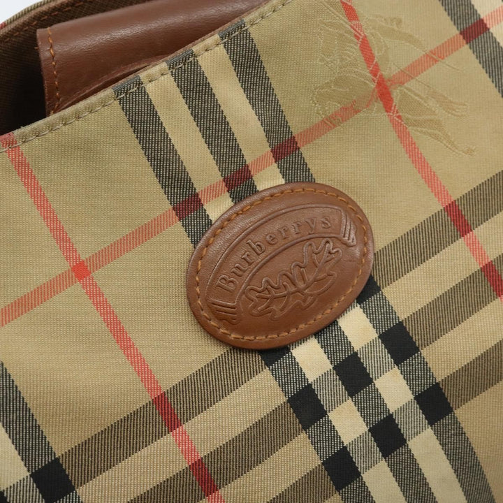 Burberry Nova check Shoulder bag Canvas and Leather