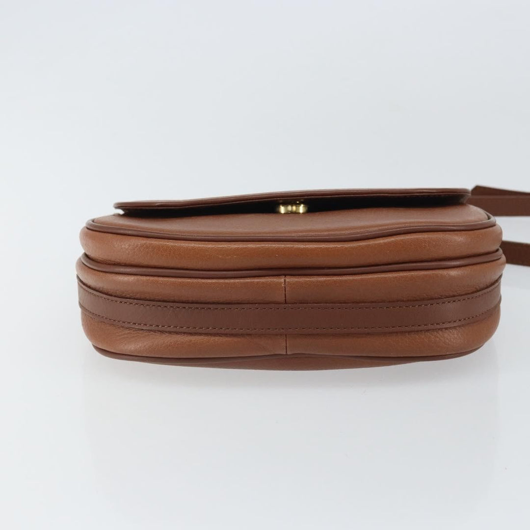 Burberry Vintage Flap Crossbody Bag Leather