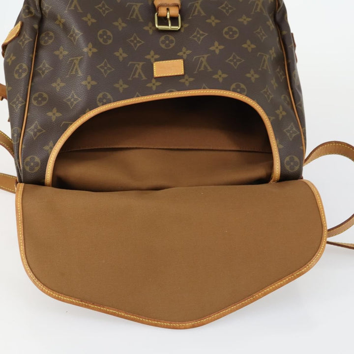 Louis Vuitton Saumur Handbag Monogram Canvas