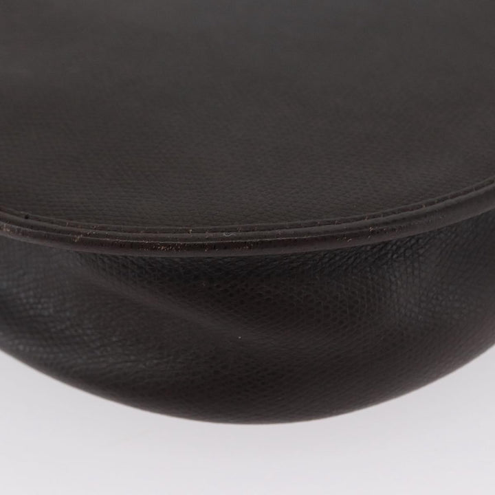 Christian Dior Vintage CD Logo Shoulder Bag Leather