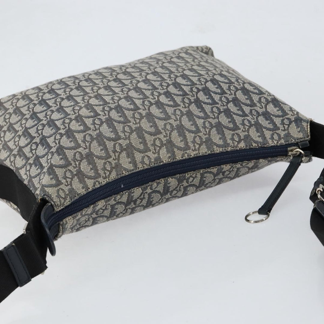 Christian Dior Vintage Trotter Shoulder Bag Canvas