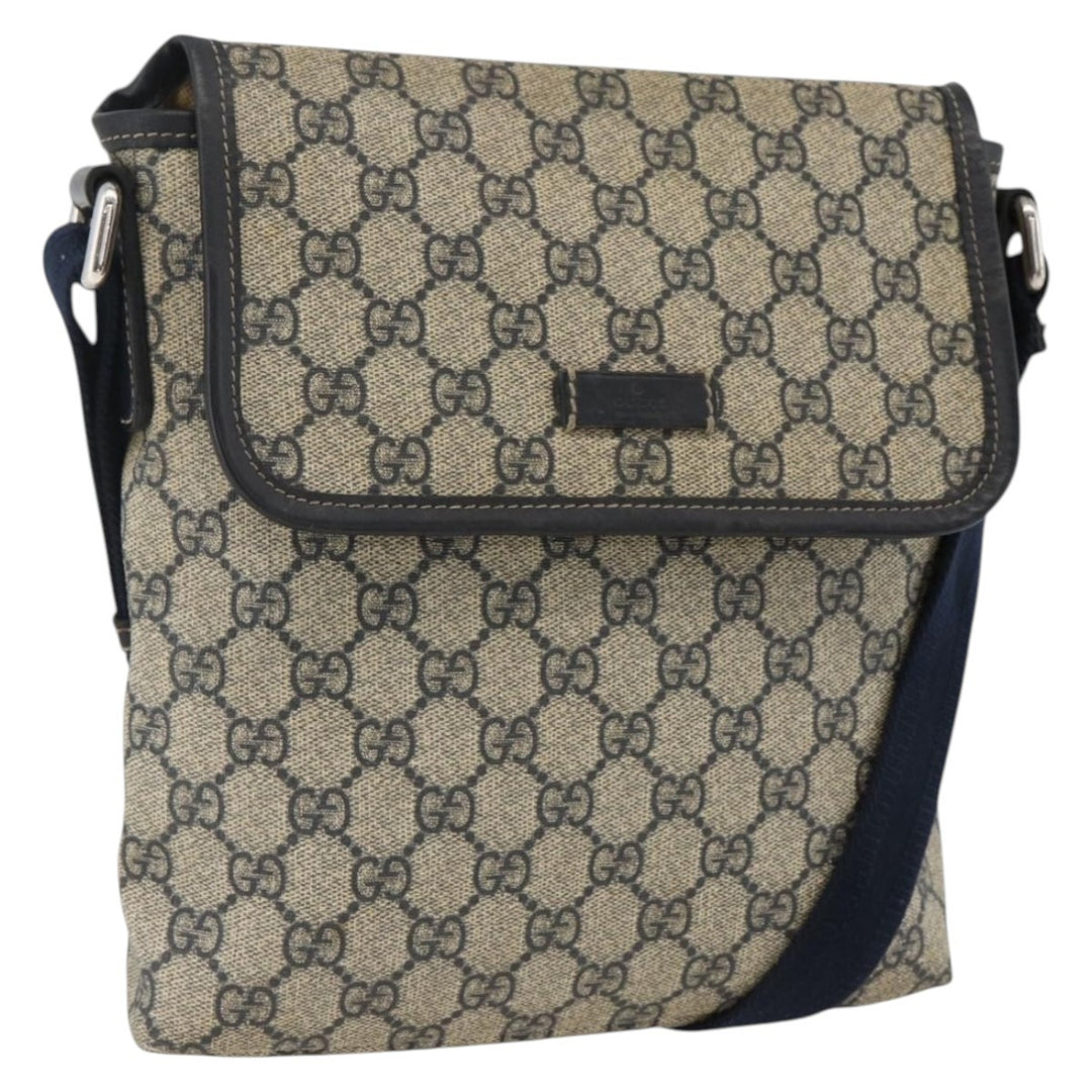 Gucci Flap Messenger GG Coated Canvas