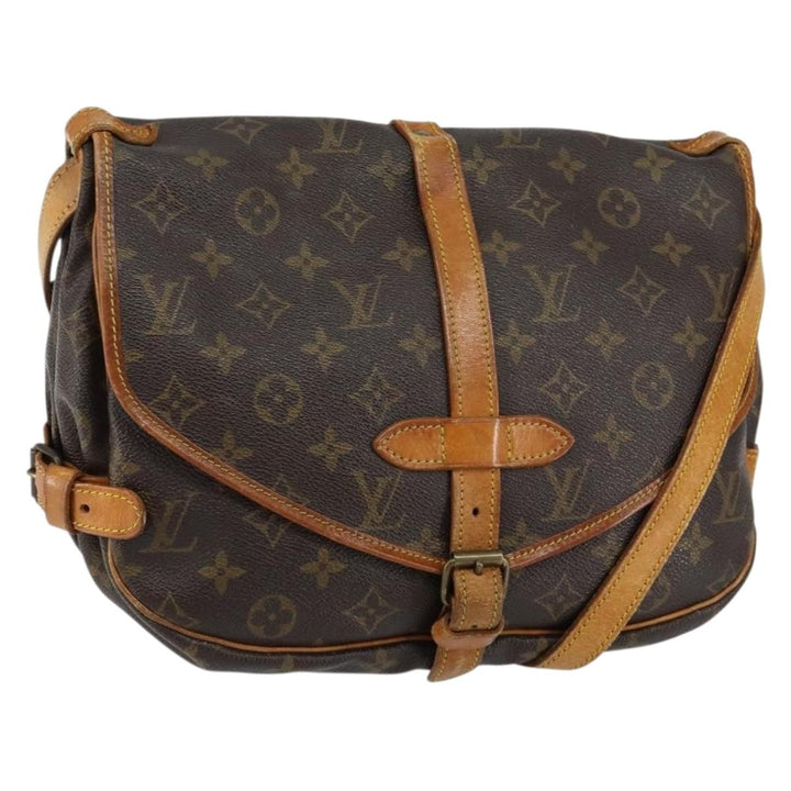 Louis Vuitton Saumur Handbag Monogram Canvas