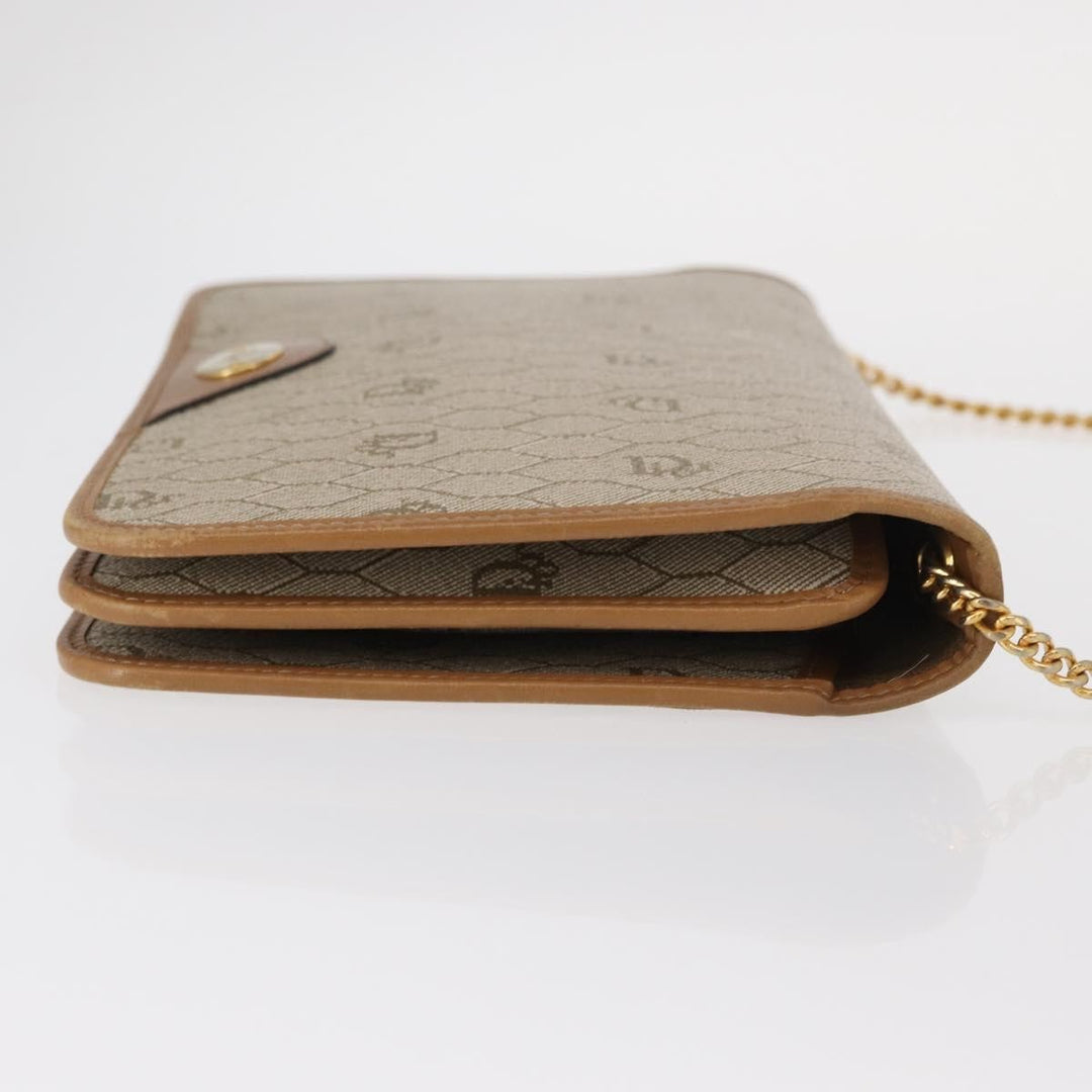 Christian Dior Vintage Honeycomb chain Canvas