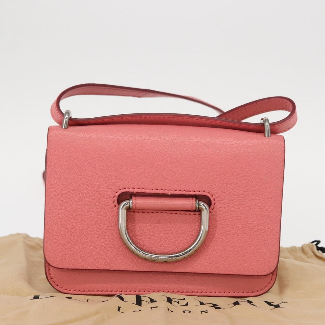 Burberry D-Ring Shoulder Bag Leather