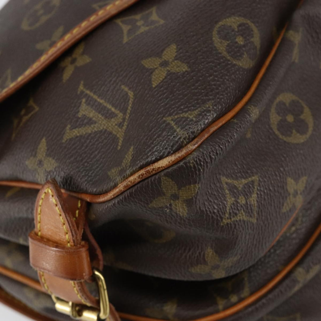 Louis Vuitton Saumur Handbag Monogram Canvas