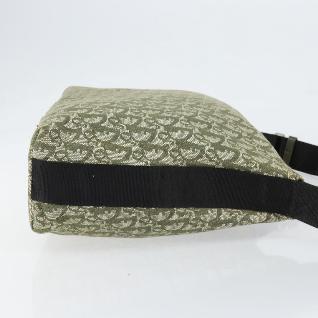 Christian Dior Vintage Trotter Shoulder Bag Canvas