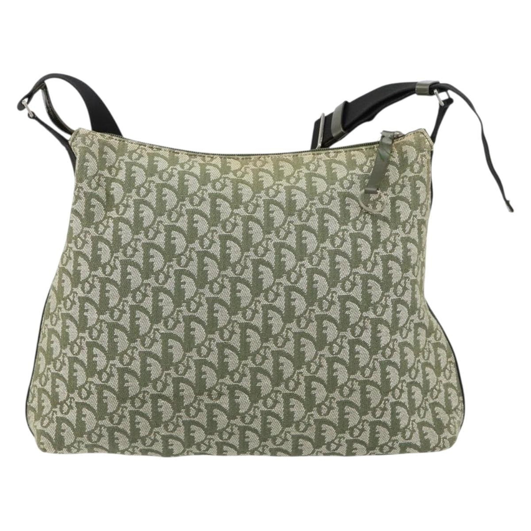Christian Dior Vintage Trotter Shoulder Bag Canvas