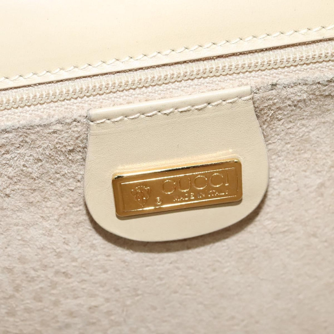 Gucci Vintage Interlocking G Flap Shoulder Bag Leather