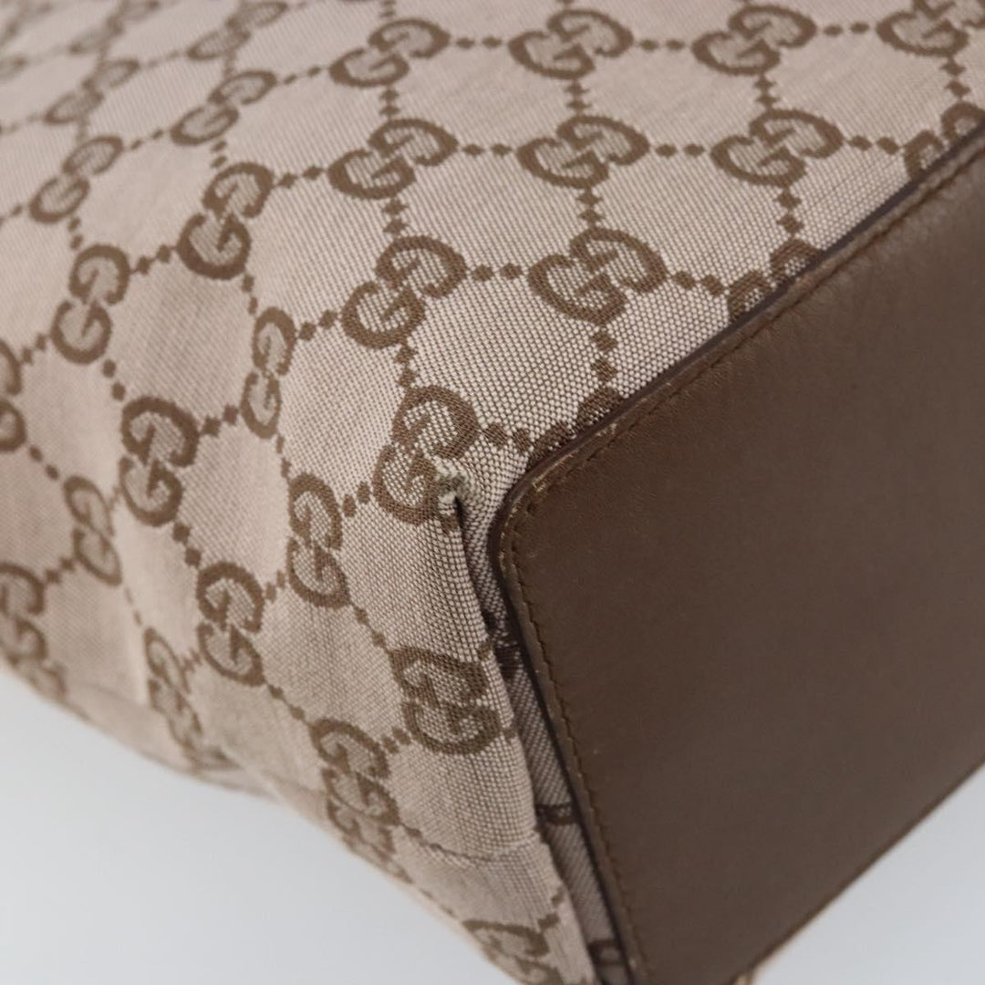 Gucci Vintage Bucket Shopping Tote GG Canvas