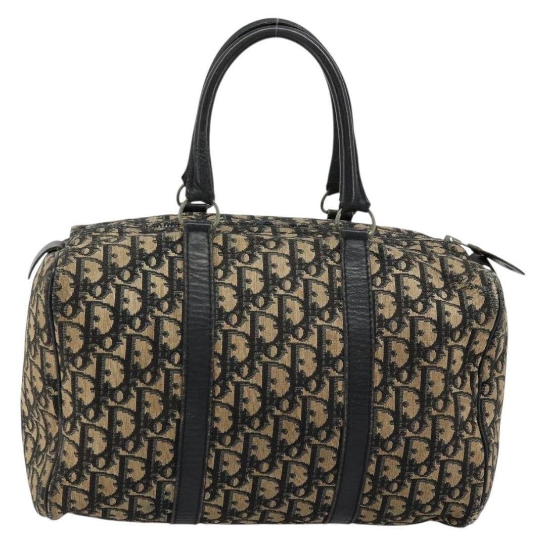 Christian Dior Vintage Trotter Handbag Canvas