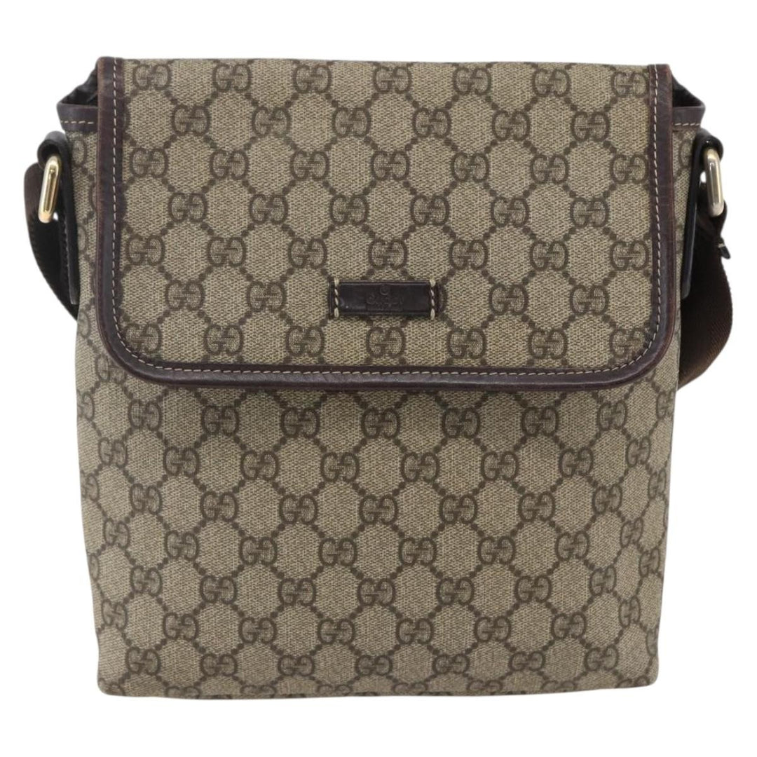 Gucci Flap Messenger GG Coated Canvas