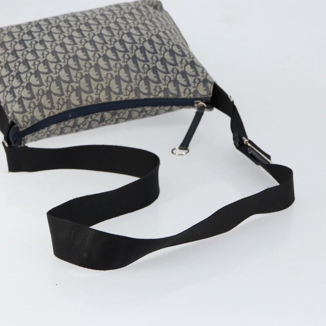 Christian Dior Vintage Trotter Shoulder Bag Canvas