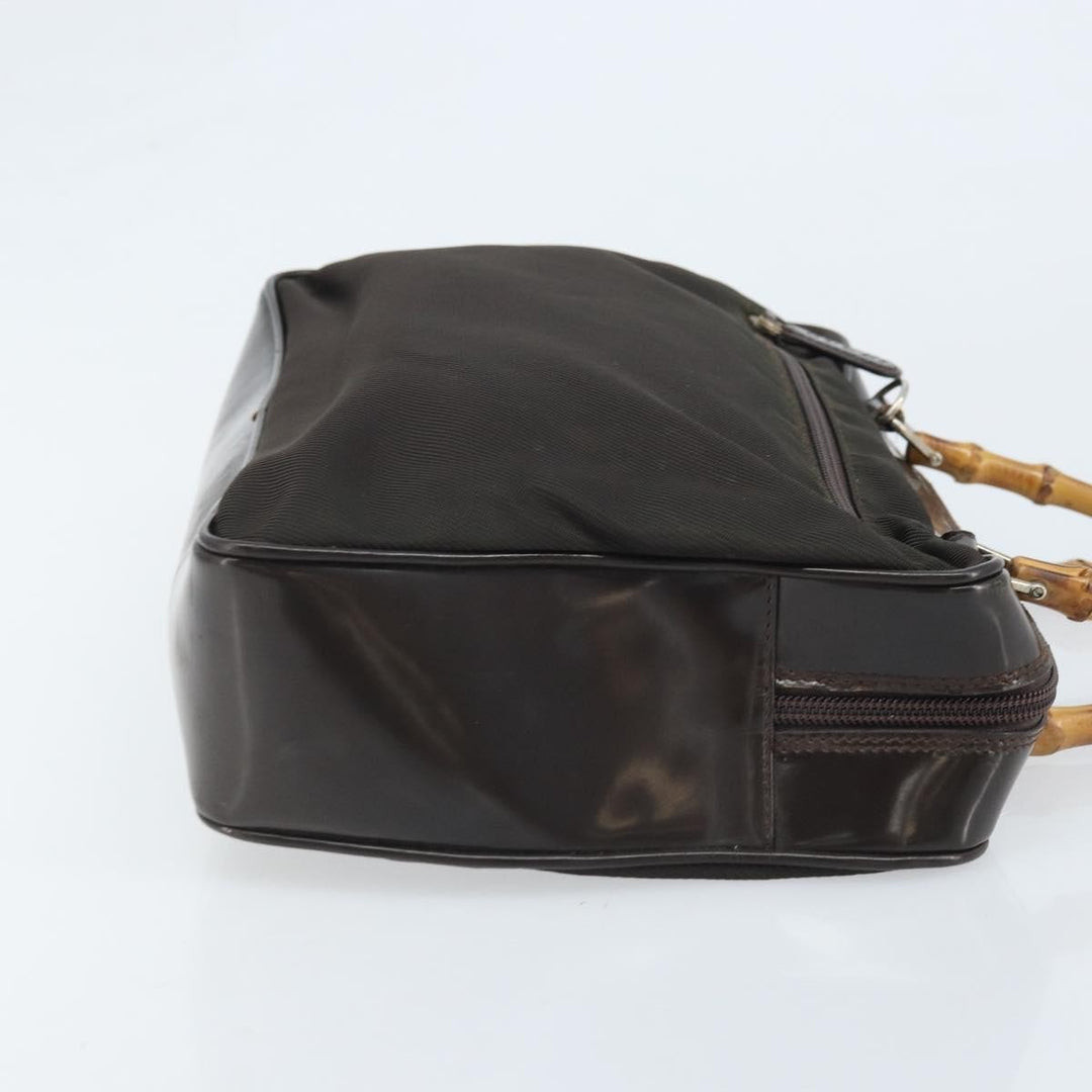Gucci Vintage Bamboo Handle Bag Nylon