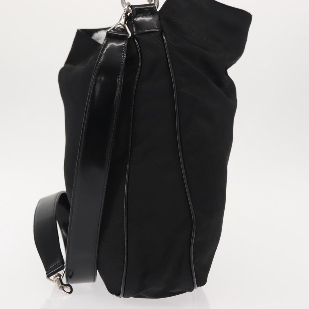 Gucci Vintage Bamboo Handle Bag Nylon