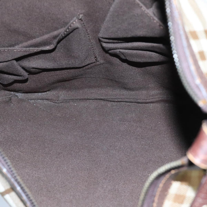 Burberry Nova check Shoulder bag Canvas and Leather