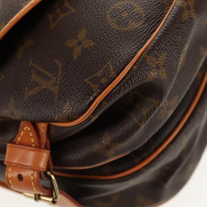 Louis Vuitton Saumur Handbag Monogram Canvas