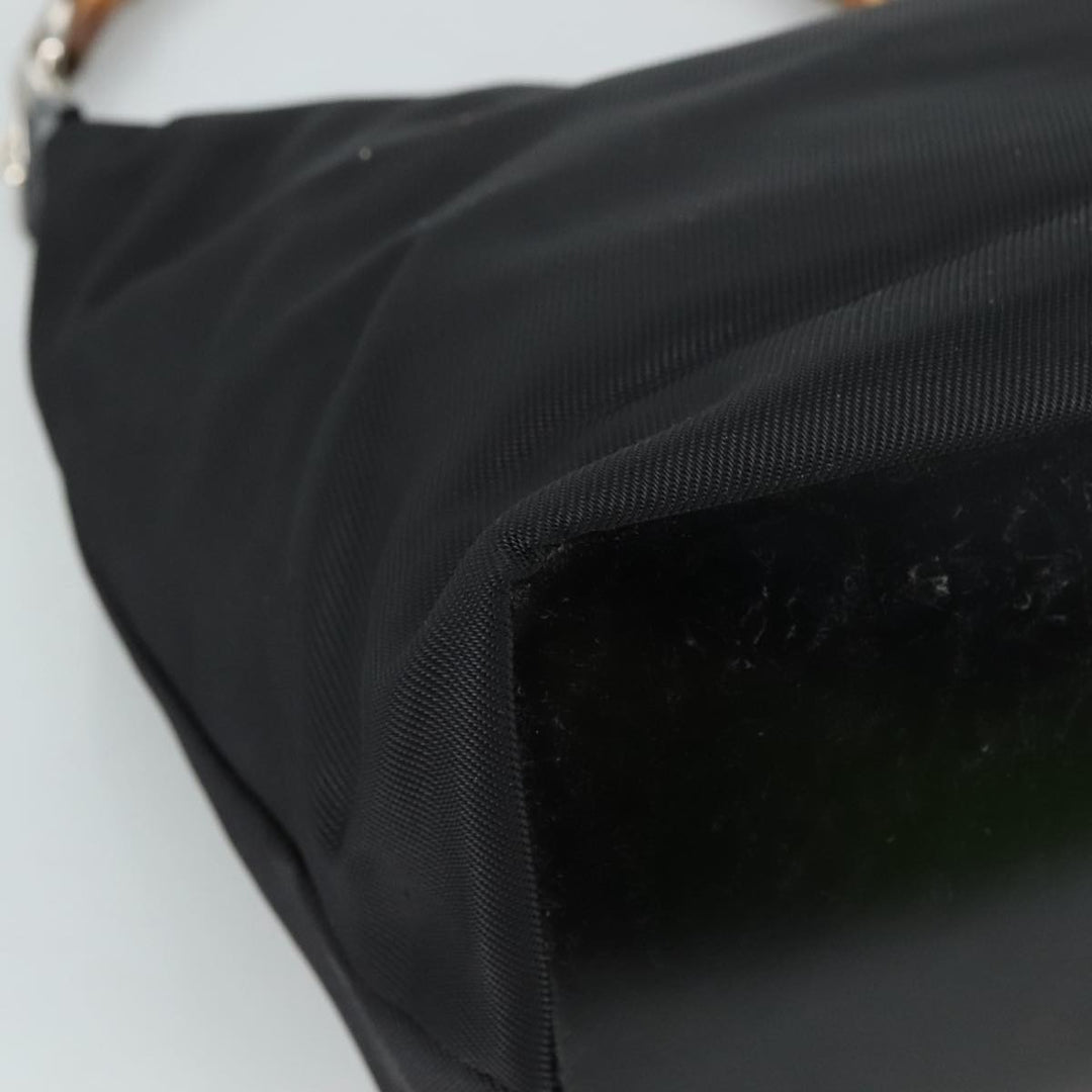 Gucci Vintage Bamboo Handle Bag Nylon