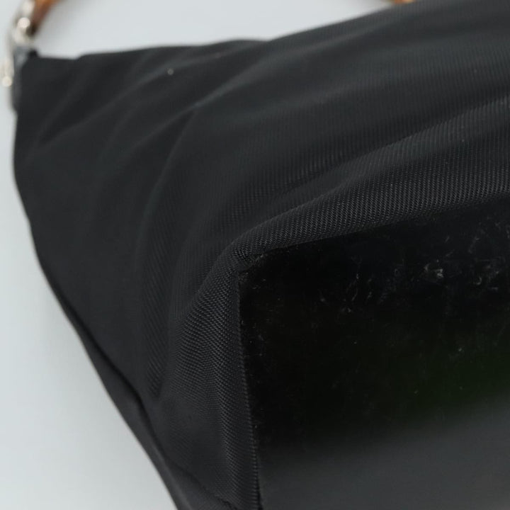 Gucci Vintage Bamboo Handle Bag Nylon