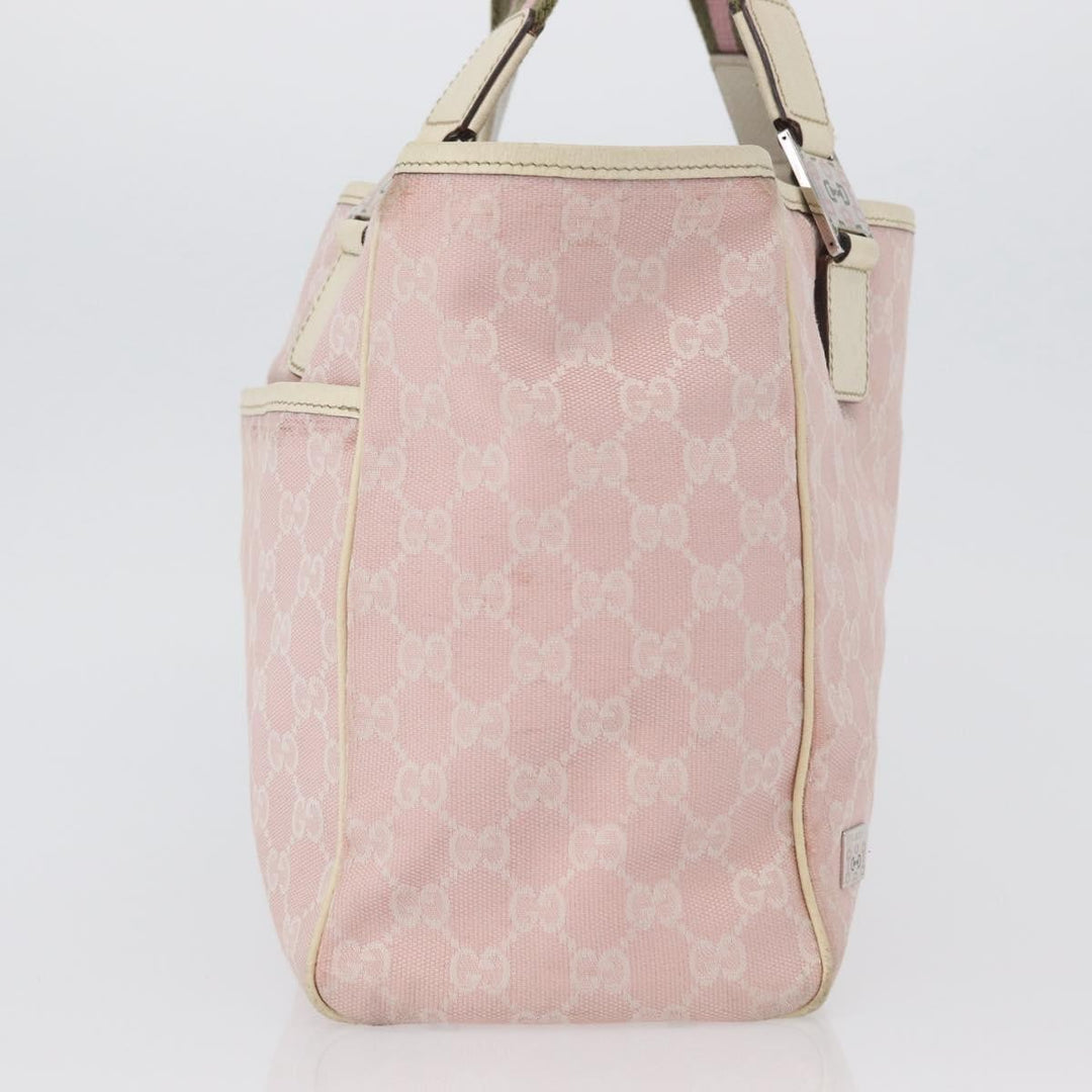 Gucci Web Handle Buckle Tote GG Canvas