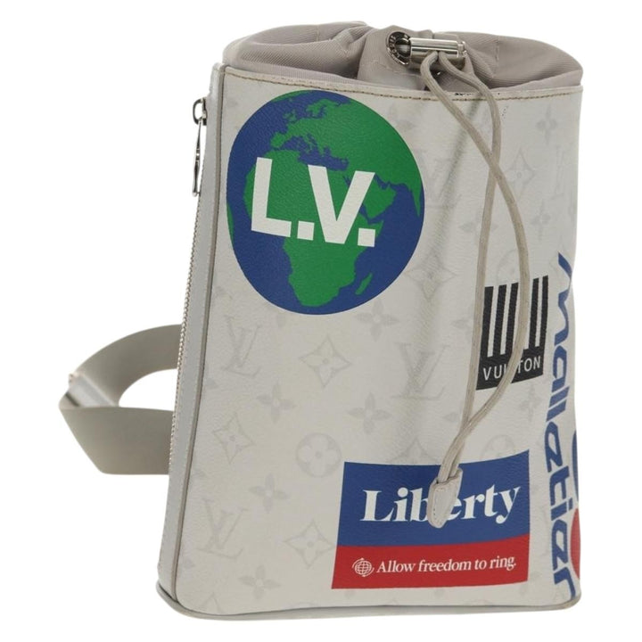 Louis Vuitton Chalk Sling Bag Limited Edition Logo Story Monogram Canvas