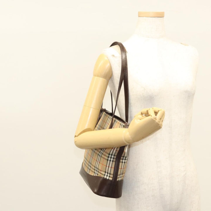 Burberry Nova check Shoulder bag Canvas and Leather