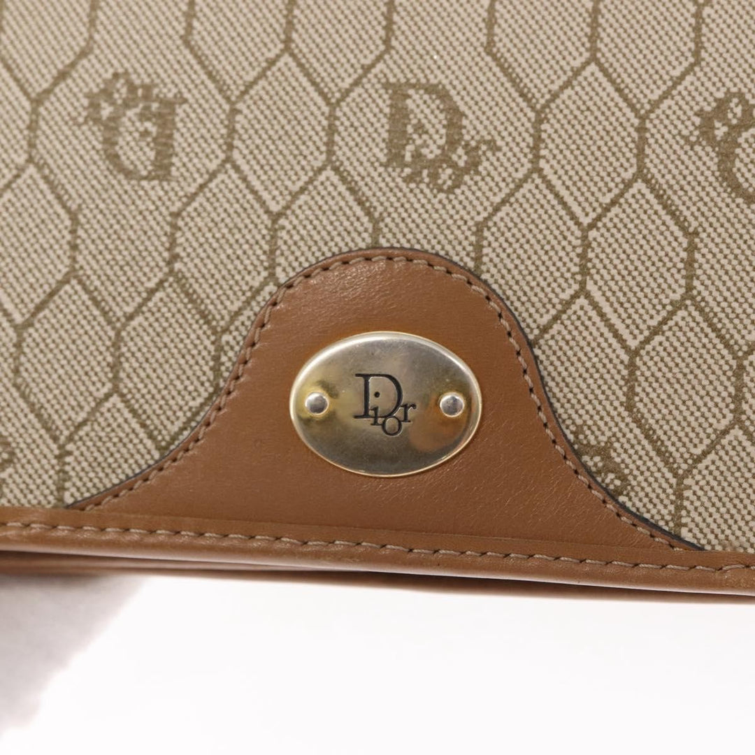 Christian Dior Vintage Honeycomb chain Canvas