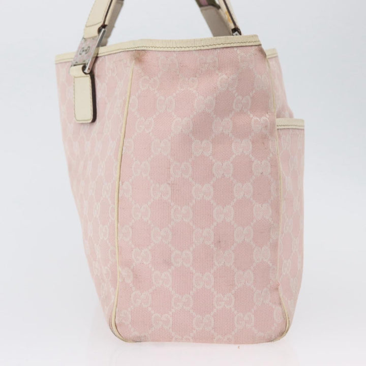 Gucci Web Handle Buckle Tote GG Canvas