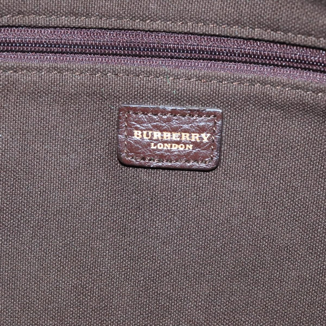 Burberry Nova check Shoulder bag Canvas and Leather