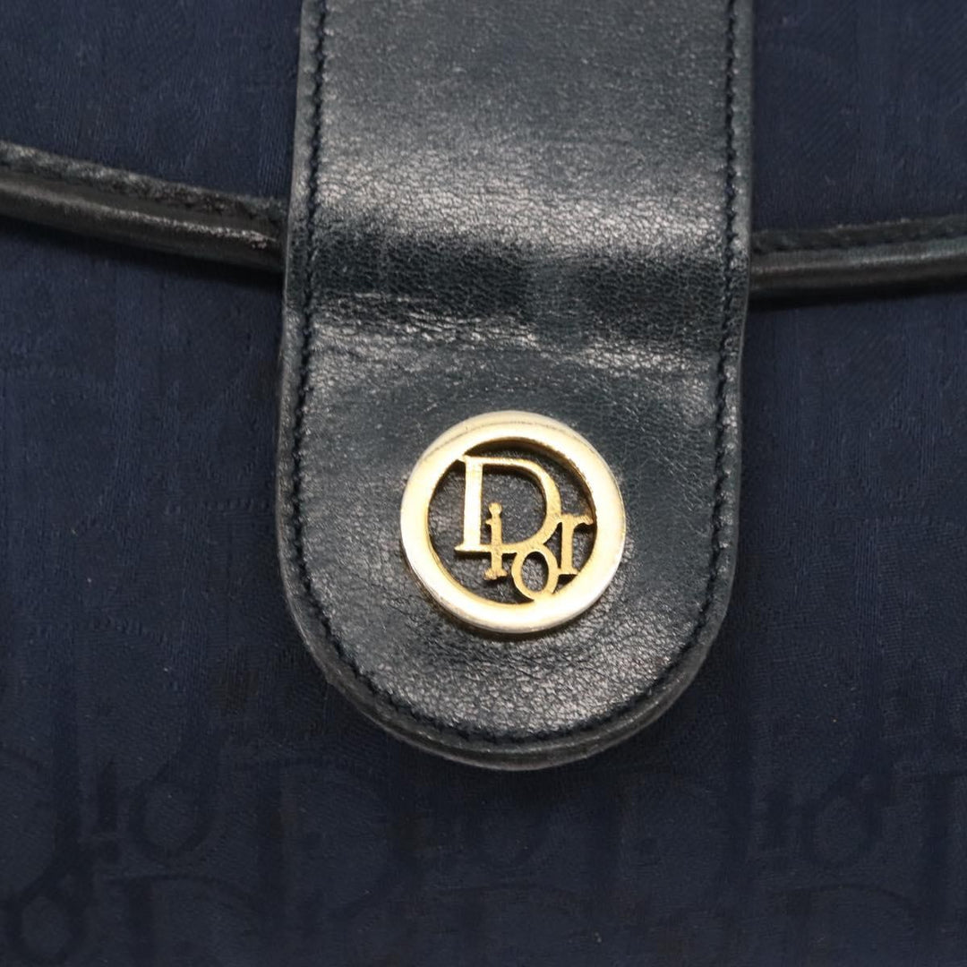 Christian Dior Vintage Trotter Shoulder Bag Canvas