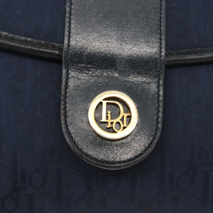 Christian Dior Vintage Trotter Shoulder Bag Canvas