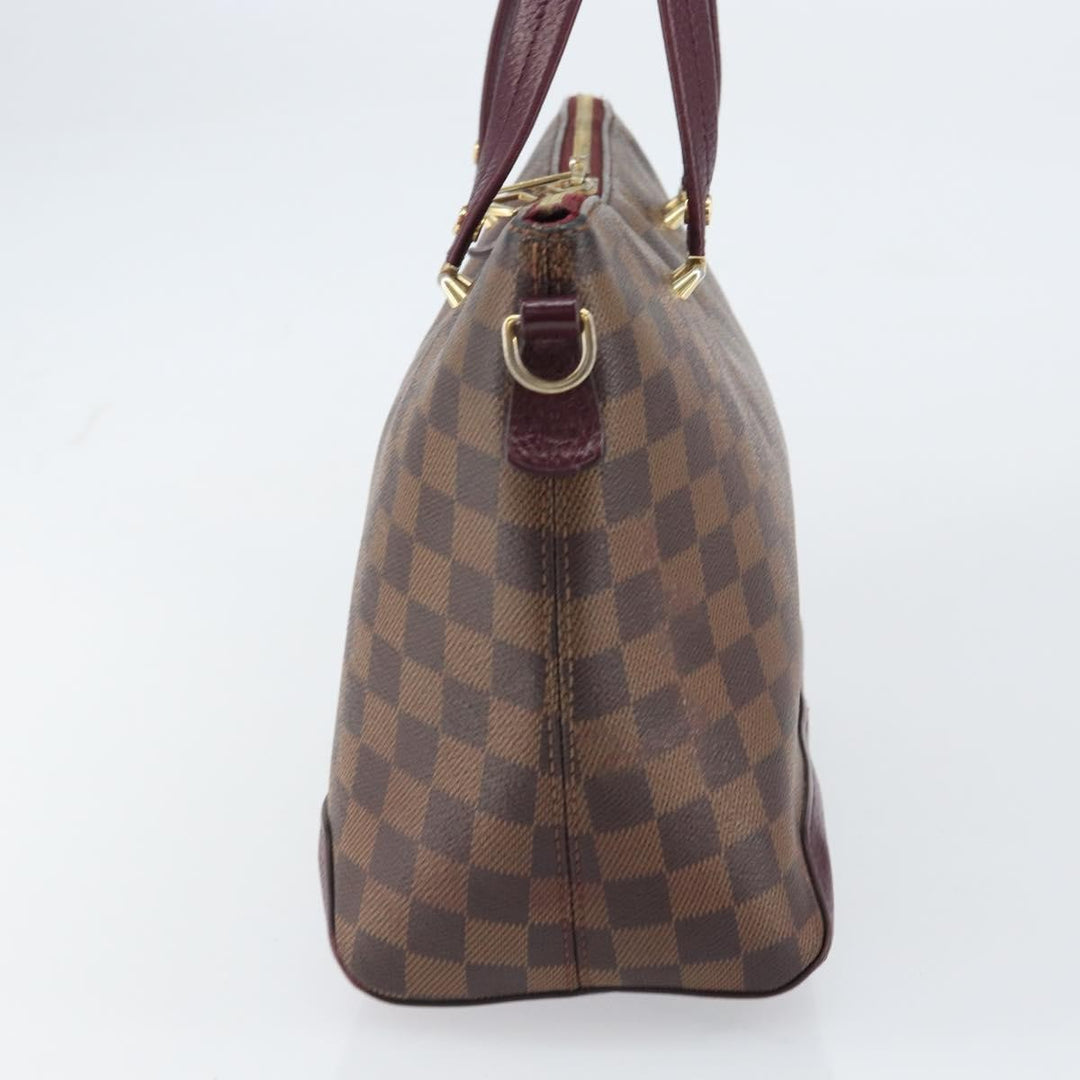 Louis Vuitton Hyde Park Handbag Damier with Leather