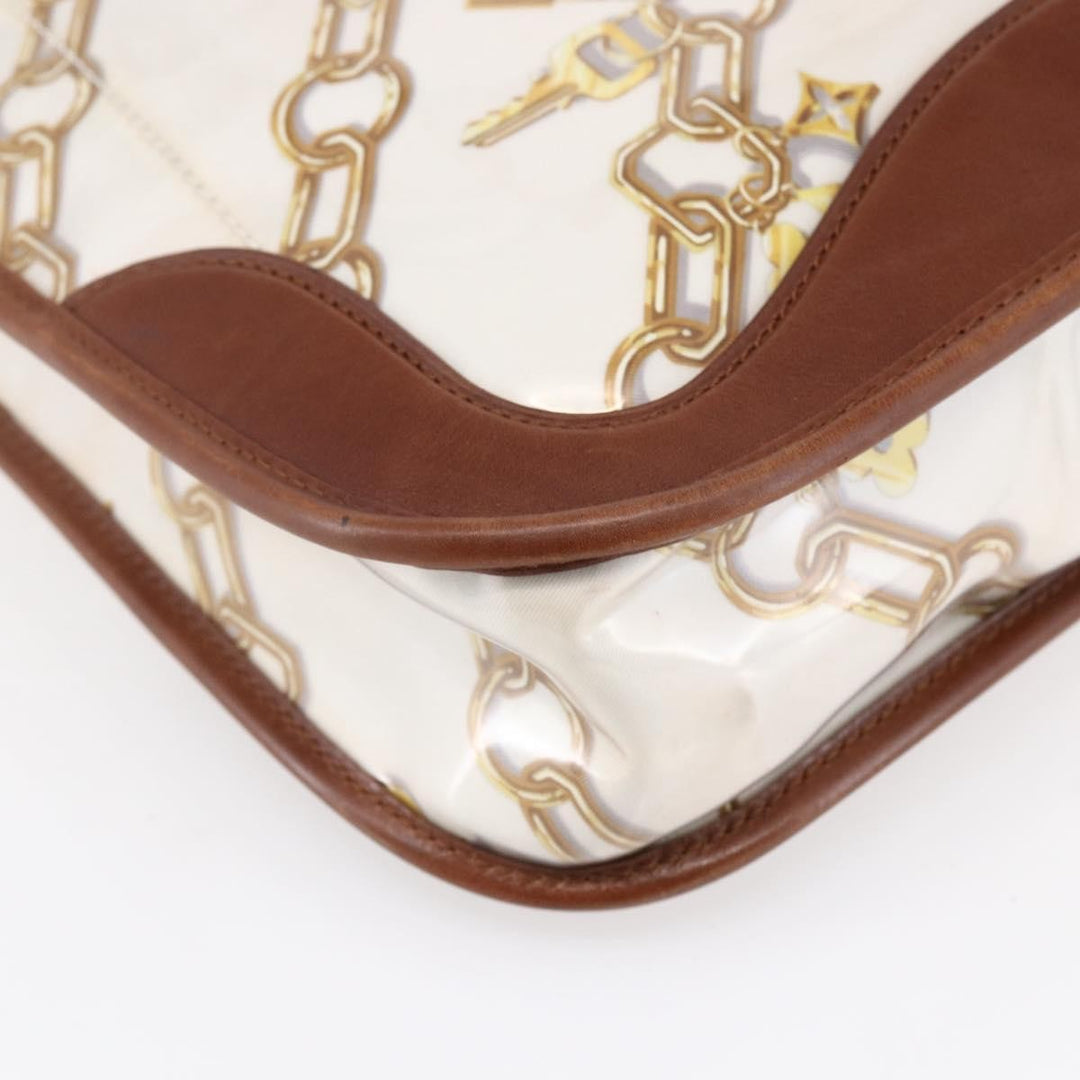 Louis Vuitton Charms Musette Handbag PVC Over Printed Silk