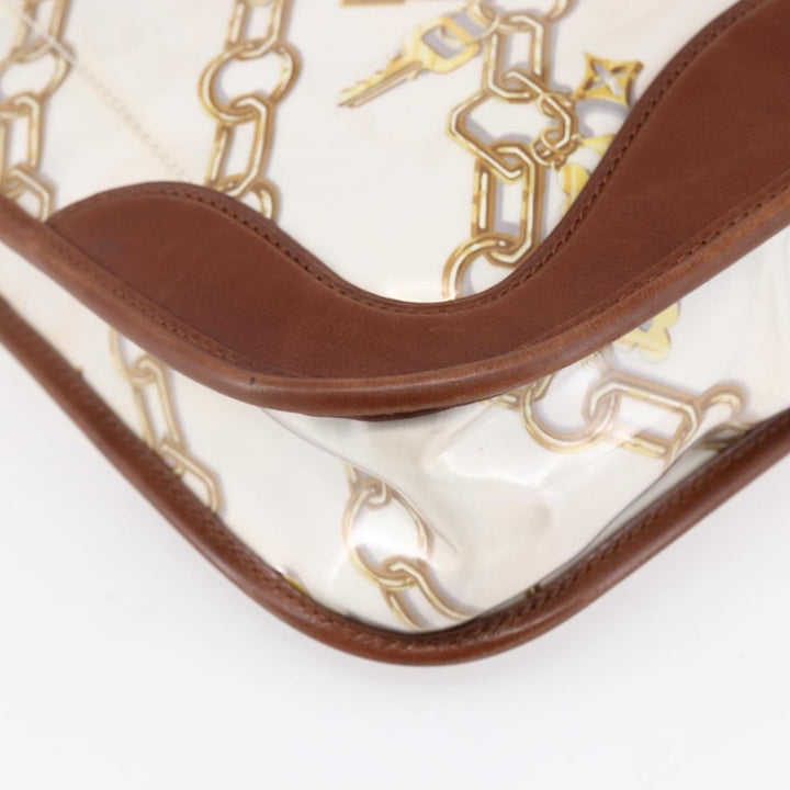 Louis Vuitton Charms Musette Handbag PVC Over Printed Silk