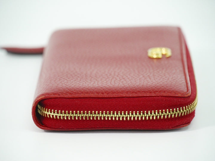 Gucci GG Marmont Zip Around Wallet Leather