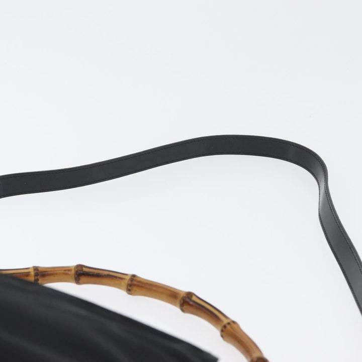 Gucci Vintage Bamboo Shoulder Bag Nylon