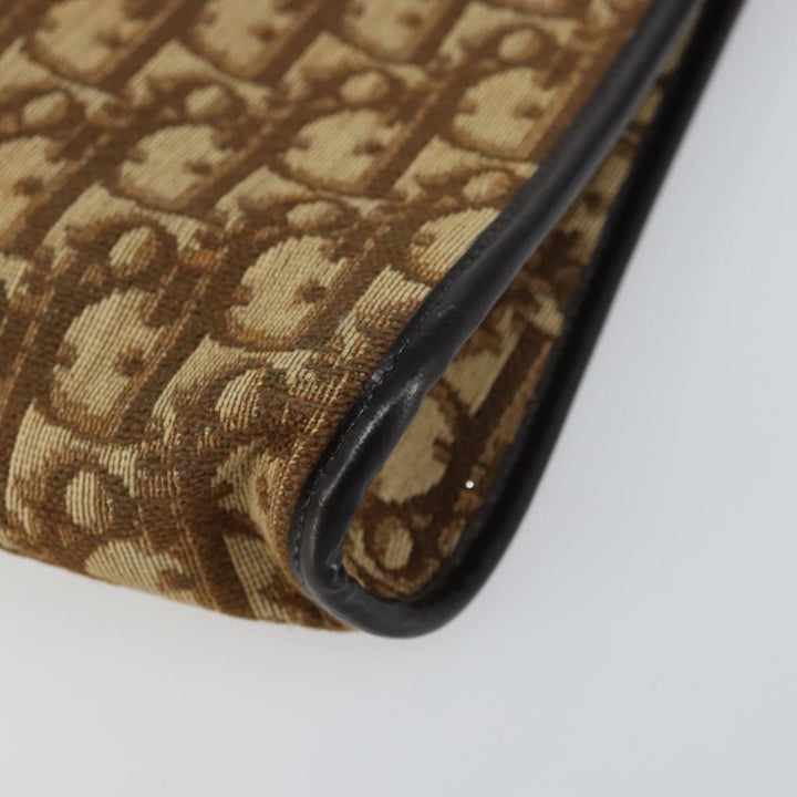 Christian Dior Vintage Trotter Shoulder Bag Canvas