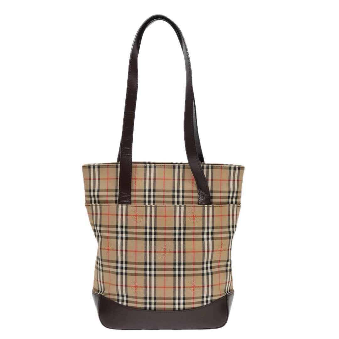 Burberry Nova Check Tote Canvas and Leather