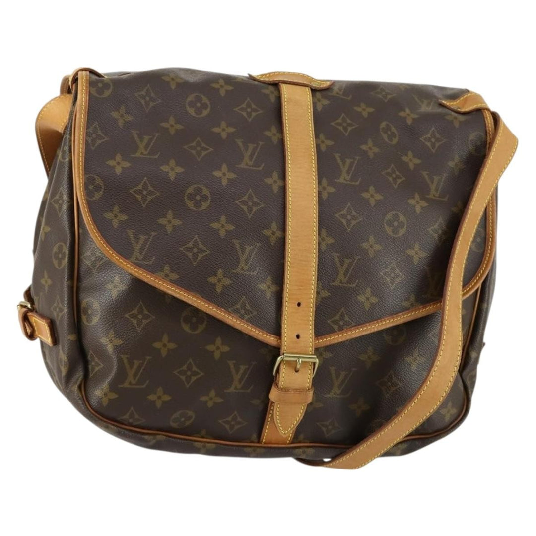Louis Vuitton Saumur Handbag Monogram Canvas
