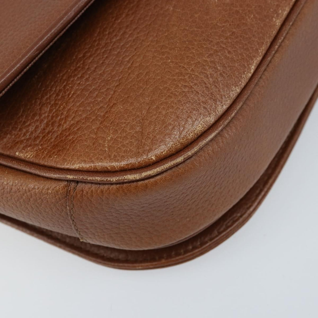 Burberry Flap Shoulder Bag Leather